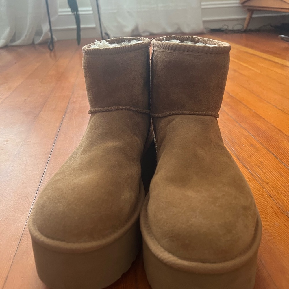 UGG Fluffy Platform Boots